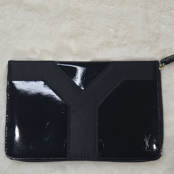 Yves Saint Laurent Black Clutch NEW - Picture 1 of 8